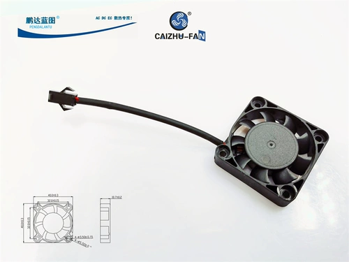 New Cazhu Hydraulic 4010 Silent 4cm Low Speed ​​12V 0,047A Графическая карта SM Plug Heat Dissipation Fan