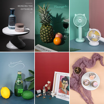 Morandi background paper matt brown beige dark blue macaron color light grey pink ink green shooting