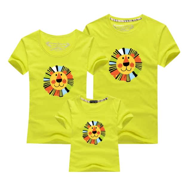 Phụ huynh-trẻ em mặc Xia Quanjiajiao một chiếc áo ba lỗ mẹ và con Áo bà mẹ mùa hè 2018 mới áo thun cotton ngắn tay thủy triều quần áo gia đình đẹp