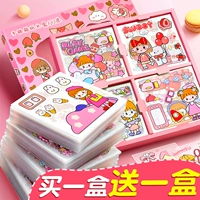Детская наклейка, карманный блокнот, игрушка, картхолдер, комплект, детские наклейки, планировщик