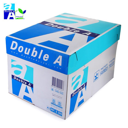 Double A�ﲮ��A3ֽ80g��ӡֽ����ֽ˫��Ӻ��ӡ��ӡֽ DAֽ