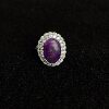 South Africa Shuklai Royal Purple Cabochon Ring