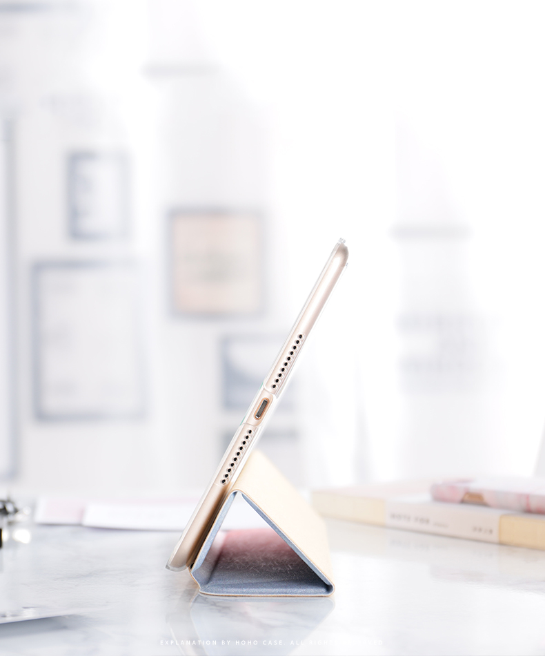 Hoho ipad air2 pro11 mới bảo vệ tay áo Arts 2018 Marble 9,7 Mini 4-inch siêu mỏng siêu mỏng mini5 vỏ air10.5 thả kháng Apple Tablet PC bao da 2019 - Phụ kiện máy tính bảng bàn phím cho ipad air