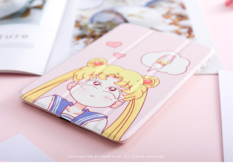 ipad2018新款保护套9.7pro10.5英寸可爱卡通少