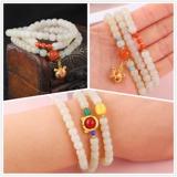 Аксессуар, аксессуары, металлическая подвеска ручной работы, браслет из красной нити, брелок