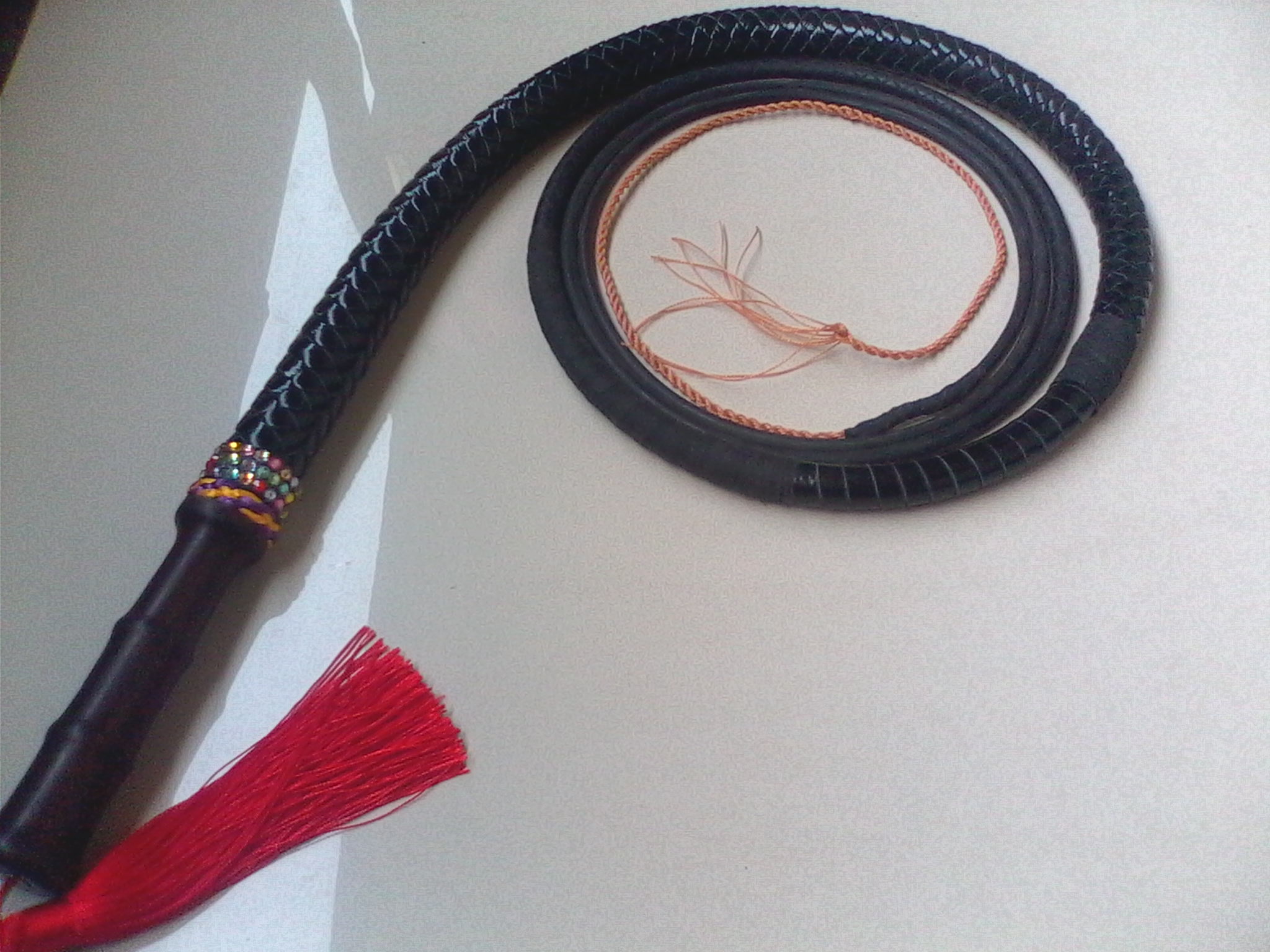 Fitness ringing rubber whip soft whip fitness whip whip