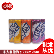  South Korea imported Haitai Sunny10 Fresh mile Soda 250ML*30ML carbonated drink EXO 3 flavors
