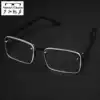 New men's and women's senior high-definition crystal reading glasses Anti-fatigue glass lenses reading glasses eye care