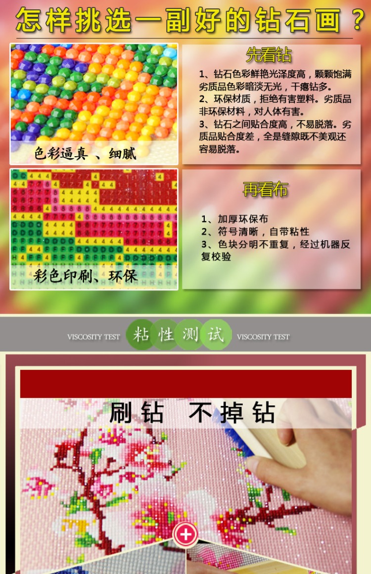 Sambo dòng thêu khâu kim cương 2019 trẻ em mới gia súc sơn panda bức tranh bộ ba phòng khách nhỏ may mắn - Công cụ & phụ kiện Cross-stitch tranh thêu chữ thập phú quý cát tường