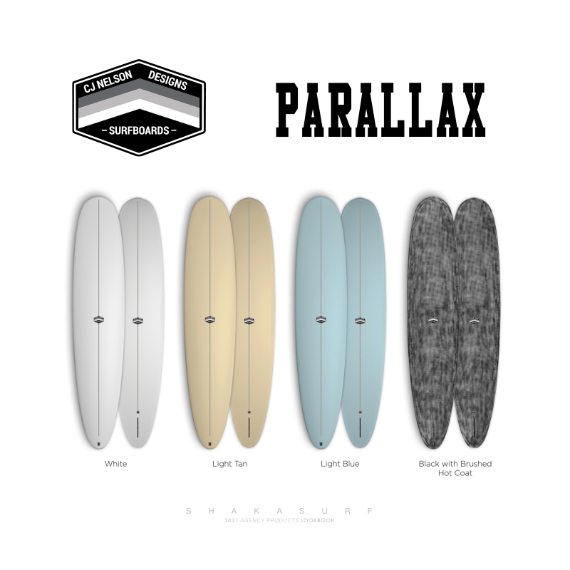 (Shaka Surf) CJNELSON Surfboard Longboard PARALLAX Series Professional Longboard Surfboard