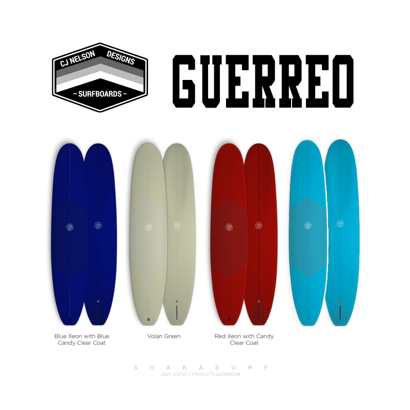 (Shaka Surfing) CJNELSON Professional Surfboard Longboard GUERRERO Series Surfboard