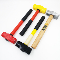 Octagonal hammer 2 pounds 3 pounds 4 pounds masonry hammer with handle fiber handle plastic handle wooden handle hammer iron hammer square head hammer