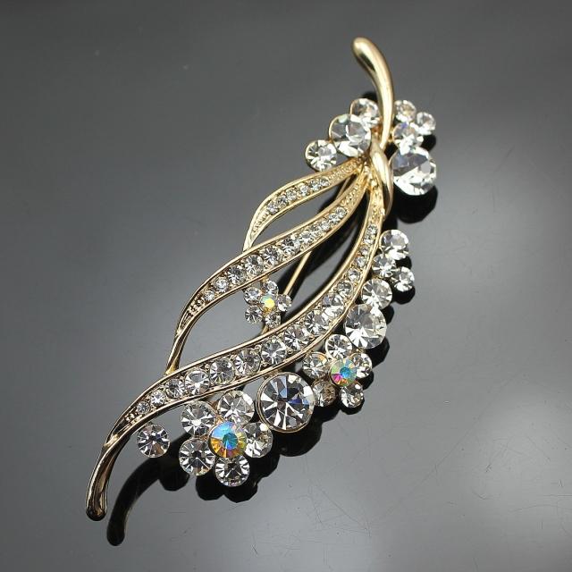 Broche femme en Zircon diamant - Ref 1187920 Image 7