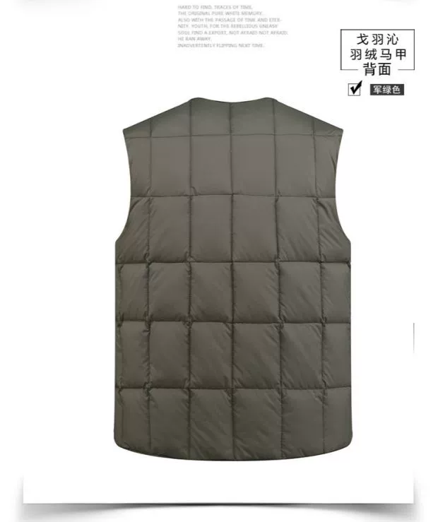 Áo khoác nam trung niên xuống vest nam trung niên cotton cộng với phân bón XL vest nam cao cấp 2018 thu đông ao ba lo nam