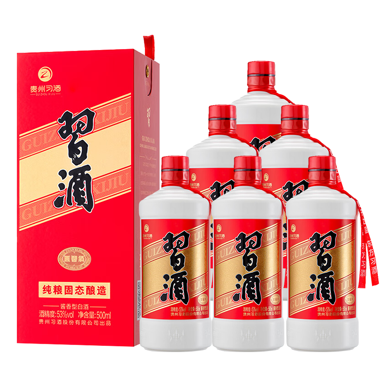 贵州习酒圆习酒53度500ml*6瓶酱香型白酒【非原箱】评价- 淘宝网