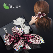 Hair card adult female Korean version of the back of the head rhinestone clip three-tooth clip hair jewelry headwear duckbill clip pan head hairclip top clip