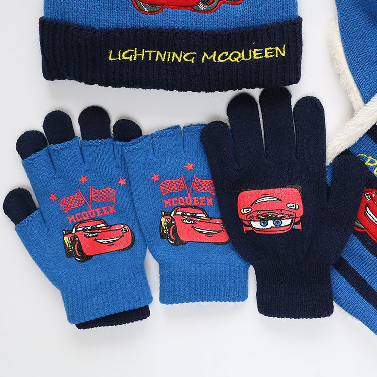 Флисовая детская шапка, шарф, детские удерживающие тепло перчатки подходит для мужчин и женщин, Человек-паук, капитан Америка OTHER / Other 