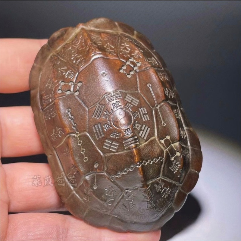Antique Alloy Copper Turtle Shell, Turtle Bone, Turtle Ornament, Wealth-Bringing Turtle, Grass Turtle, Hexagram Divination Tool Antique Alloy Copper Turtle Shell, Turtle Bone, Turtle Ornament, Wealth-Bringing Turtle, Grass Turtle, Hexagram Divination Tool