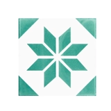 翰森尔 Изумрудный зеленый антикварный кирпичный кирпичный ретро -сальхайский кирпичный кирпичный кирпич.