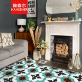 翰森尔 Павлин зеленый ретро -ванная настенная плитка в японской ванной комнате