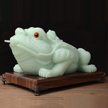 Zhaocai Jinchan ornaments living room wine cabinet home decorations office decoration three-legged toad housewarming opening gifts