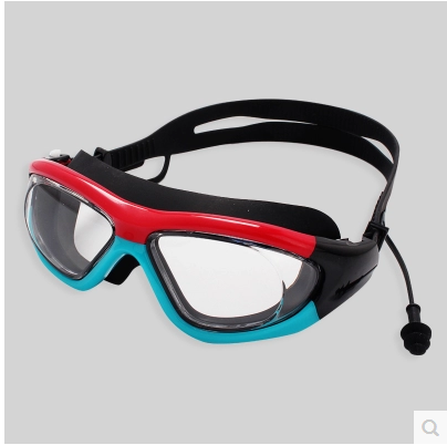 Swimming goggles professional swimming glasses male and female universal adult large frame HD flat light non-waterproof and fog-proof swimming goggles