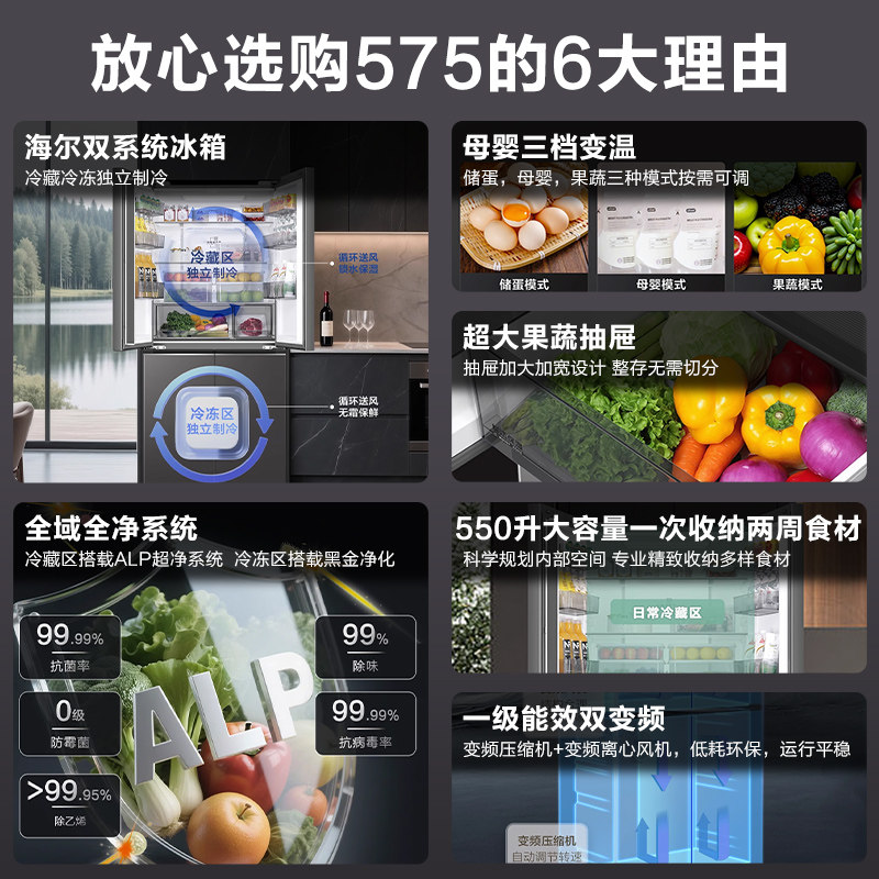 海尔LF4-575WDS9U1冰箱图片