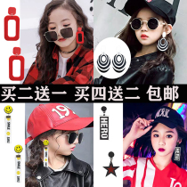 Fashion tide personality girl ear ring clip without ear hole show street dance Korean cute anti pain earrings