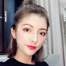 Net red with personality temperament Joker Europe and the United States oversized ring earrings retro exaggerated circle earrings earrings earrings earrings