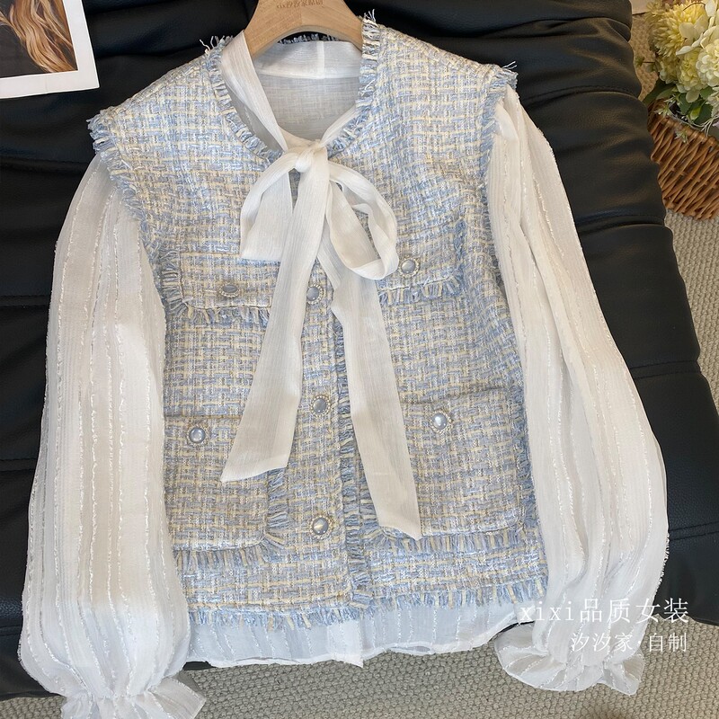 Chanel-Style Vest for Women 2026 Spring and Autumn New French Elegant Socialite Tassel Fringe Vest Layered with Shirt and Vest