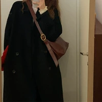 Черный демисезонный осенний модный комплект, европейский стиль