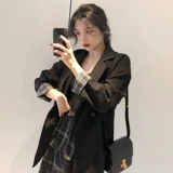 Костюм, платье, осенний демисезонный весенний комплект, изысканный стиль, французский стиль