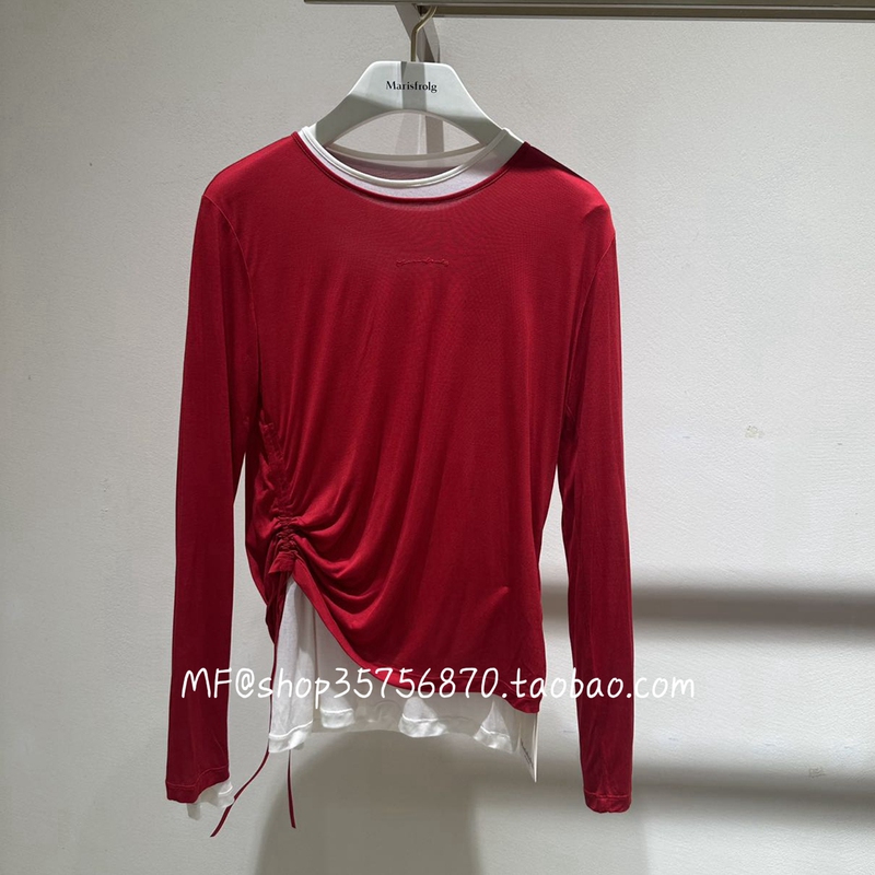 Authentic Mf Mafei 2026 Spring Silk + Modal Skin-Friendly Two-Piece Top Set A1Gb12781 1880 Authentic Mf Mafei 2026 Spring Silk + Modal Skin-Friendly Two-Piece Top Set A1Gb12781 1880