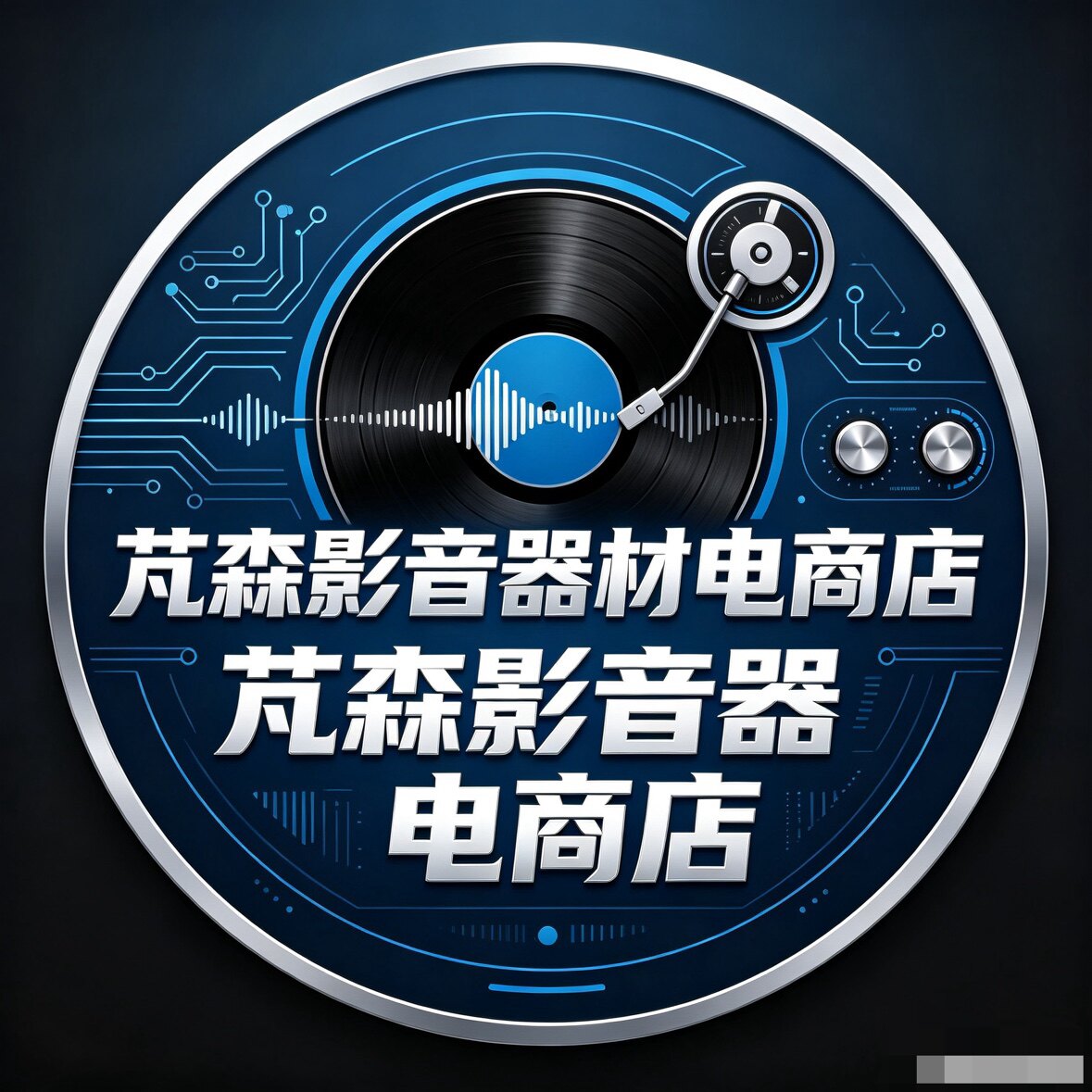 芃森影音器材电商店的LOGO