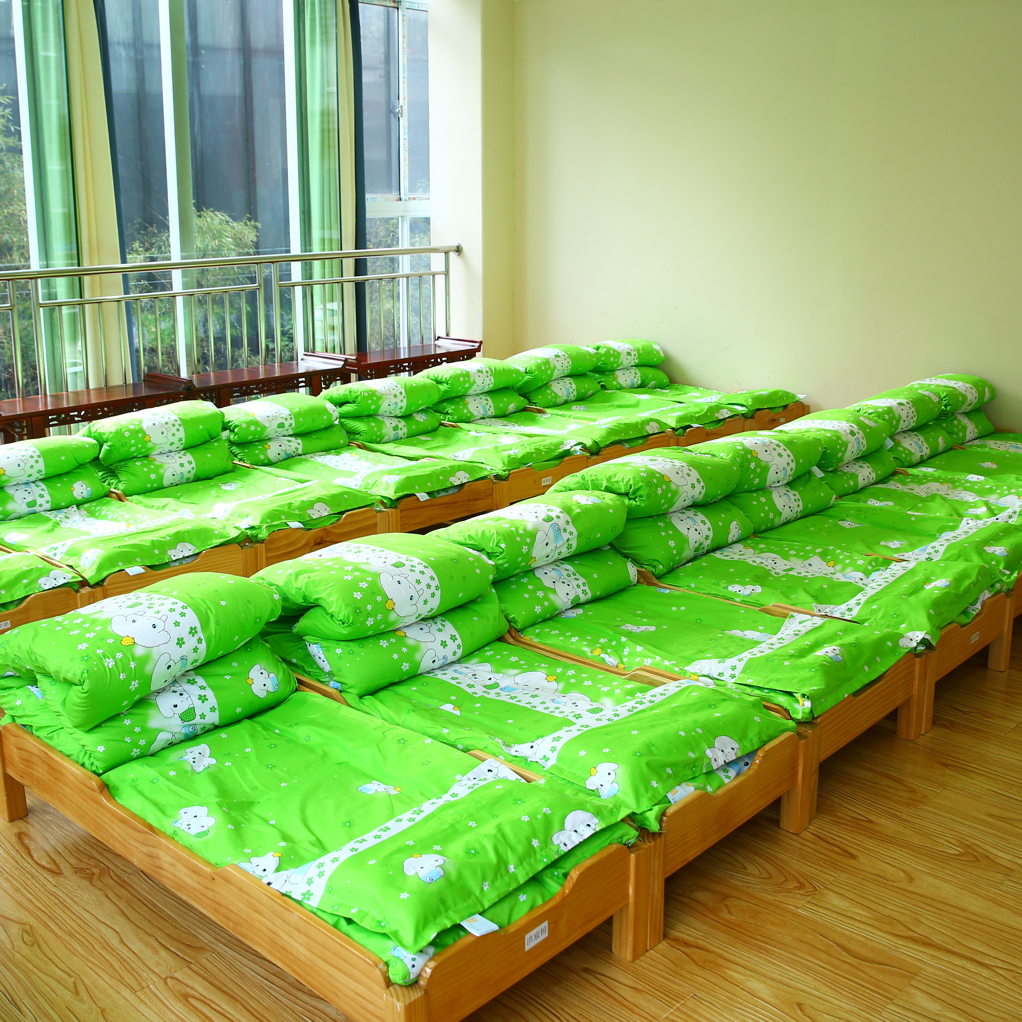 Baby into the park bedding Kindergarten quilt Three-piece cotton children's special six-piece nap quilt bedding