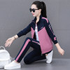 GHS8557 pink (jacket+short T+pants) (three -piece set)