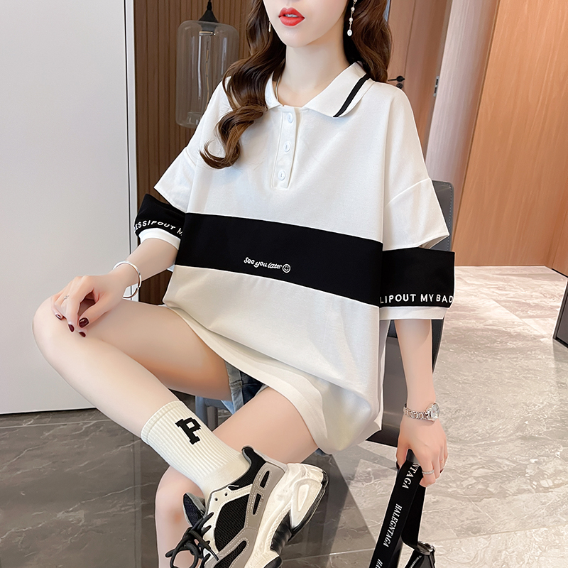 Pregnancy women's clothing T-shirt loose blouses women Summer thin short sleeves shorts out of fashion Suit Summer Clothing two-piece style