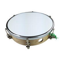Fine musical instruments plastic leather adjustable tambourine early education children dance Orff musical instruments music teaching aids hand drum