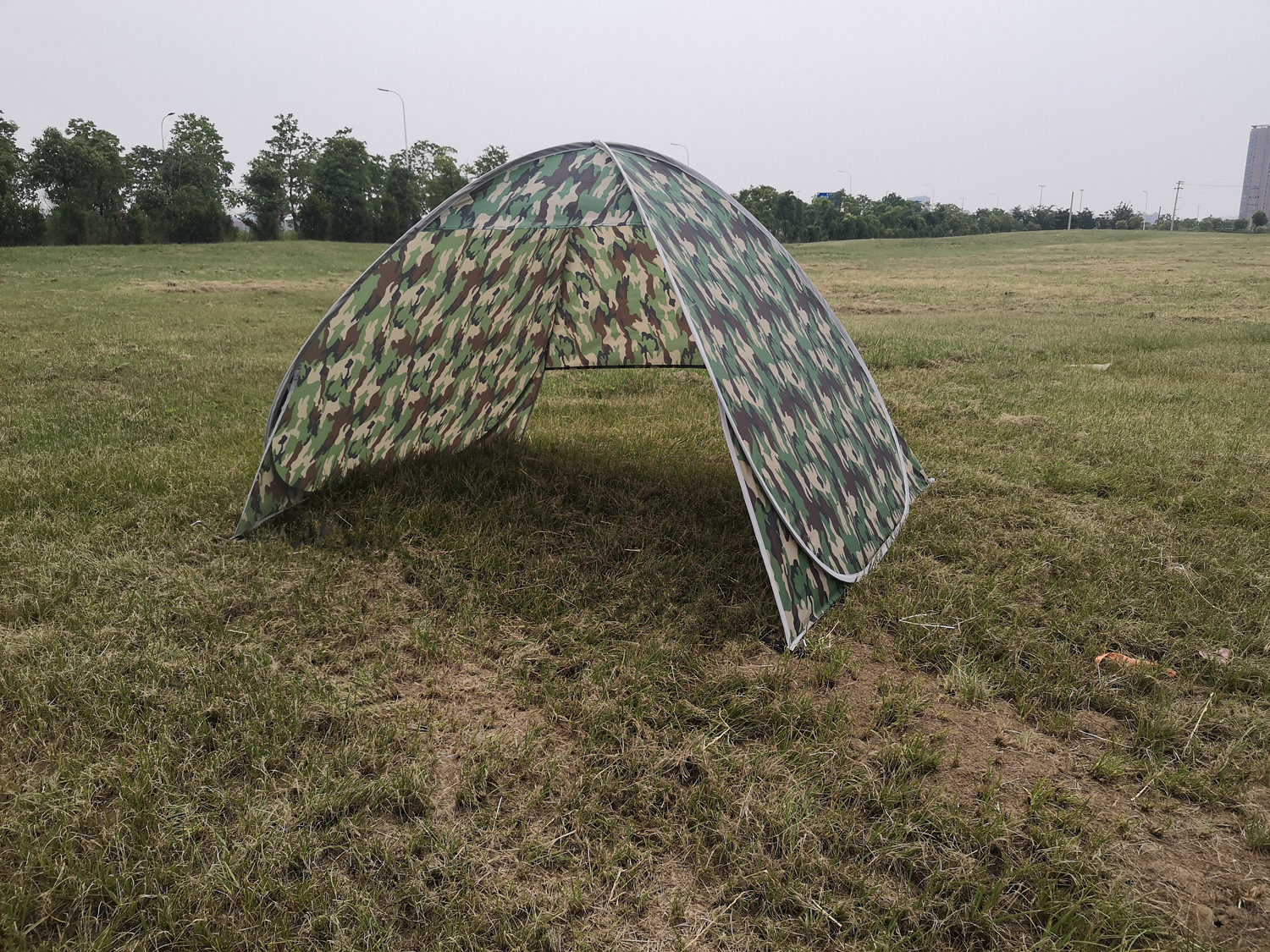 Double sunscreen quick open beach digging sand special tent bottomless tent free to build anti-UV quick open