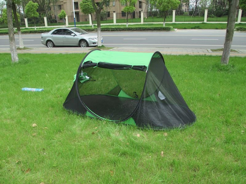 Export single-person full-screen outdoor park leisure children's quick-open tent breathable sunshade anti-mosquito nap tent