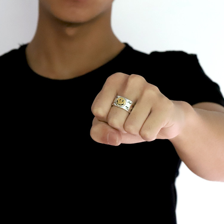 Bague mixte en Argenterie - Ref 3087952 Image 4