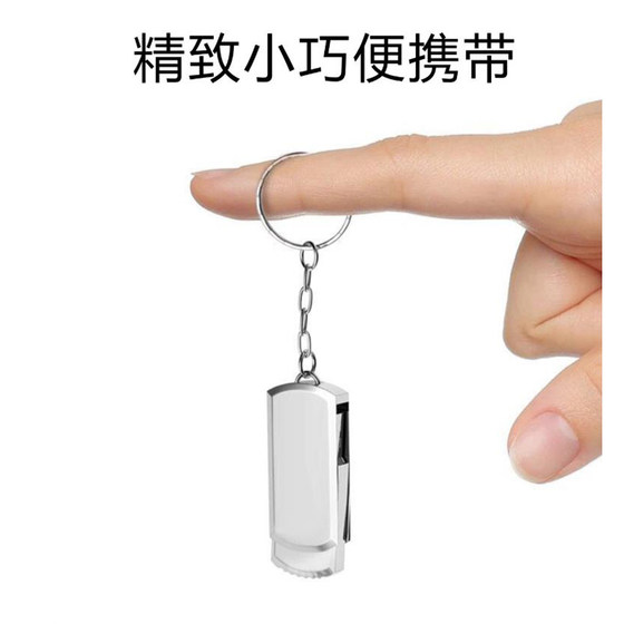 Metal USB disk 128G little fat man 64/32/16/8/4g rotating customized TV audio car logo high speed