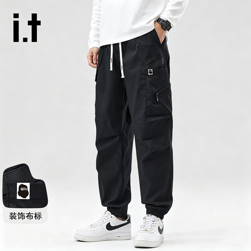It Fingercroxx American Ape-Man Official New Loose-Fitting Autumn Outdoor Casual Men's Workwear Jogger Pants It Fingercroxx American Ape-Man Official New Loose-Fitting Autumn Outdoor Casual Men's Workwear Jogger Pants