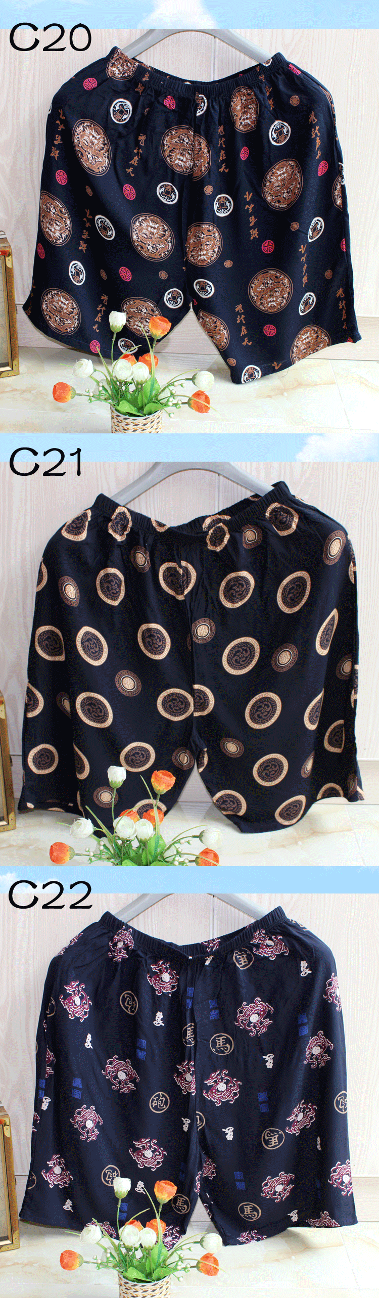 Pantalon pyjama Moyen-âge short - Ref 730019 Image 12