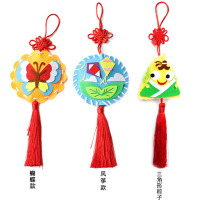 Children handmade unwoven fabric Fragrant Bag Puzzle Creative Toy End Afternoon Kindergarten Diy Material Bag Hanging Accessories