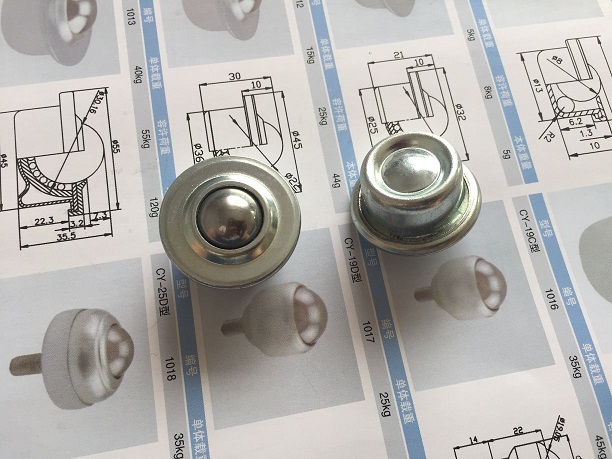 Flat-bottomed bull's-eye ball bearing CY-15H universal ball original 5 8H steel ball wheel small rice cooker WC-02