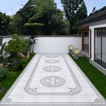 Quartz brick parquet villa yard floor stone tiles 3 6 meters outdoor courtyard floor tiles outdoor garden anti-slip tiles