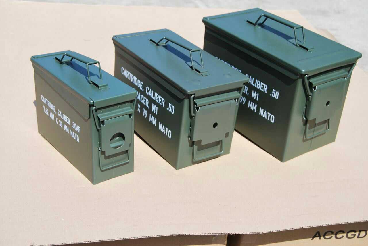 Exported to the United States NATO standard military green toolbox waterproof explosion-proof ammunition box side bucket sealed storage