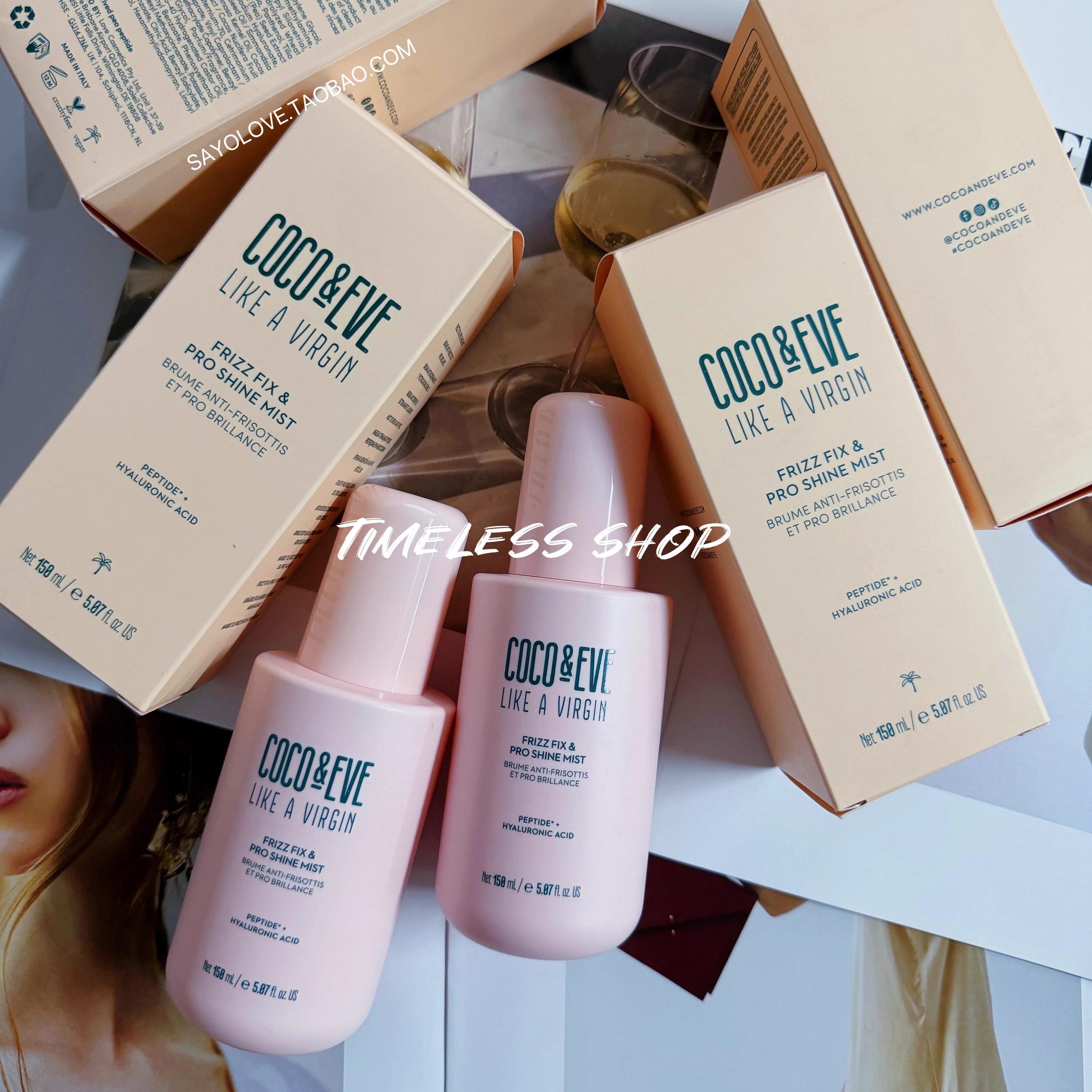 发丝也能「发光」！COCO AMELIA美代coco&eve喷雾，让头发72小时闪亮不毛躁_护发精华_淘宝美妆网