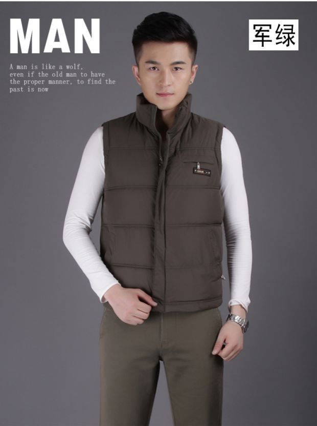 Mùa xuân và mùa thu tải áo vest nam trung niên cộng với phân bón XL bố tải xuống áo vest cotton ấm áp áo ba lỗ nam form rộng